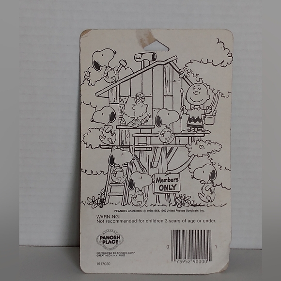 Vintage Peanuts Snoopy Panosh Place Crayons In Original Packaging - Picture 4 of 4